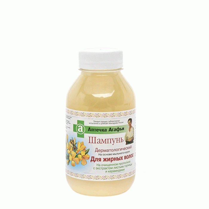 БАБУШКА АГАФИЯ ШАМПОАН ЗА МАЗНА КОСА 300 мл / BABUSHKA AGAFIA SHAMPOO ...