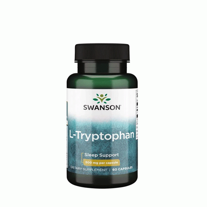 СУОНСЪН L - ТРИПТОФАН капсули 500 мг. 60 броя / SWANSON L-TRYPTOPHAN