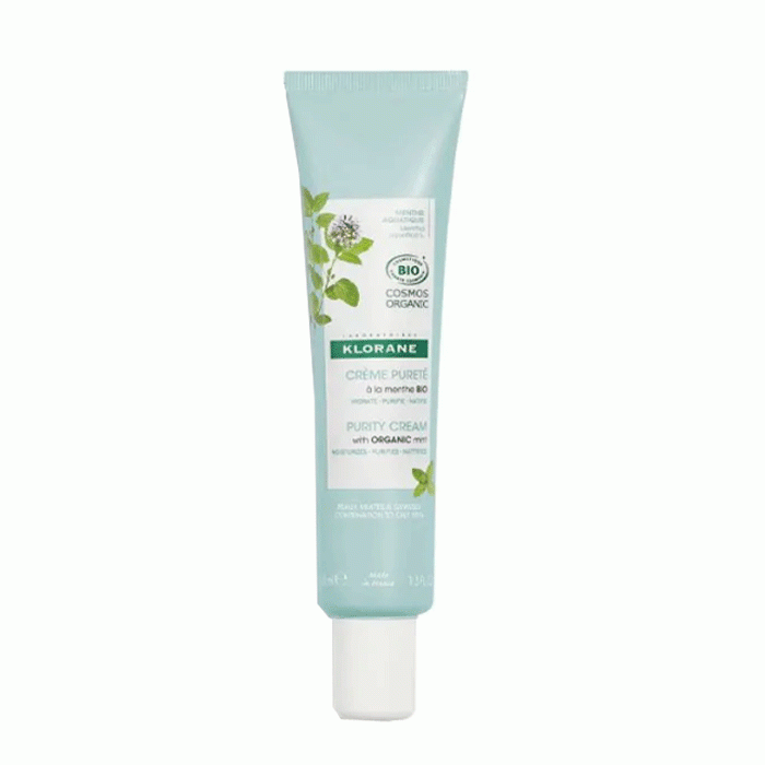 КЛОРАН КРЕМ ЗА ЛИЦЕ С ОРГАНИЧНА ВОДНА МЕНТА 40 мл. / KLORANE MENTHE AQUATIQUE FACE CREAM