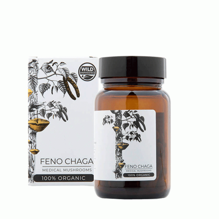 ЕНДОКА ОРГАНИЧНА ФЕНО ЧАГА капсули 30 броя / ENDOCA FENO CHAGA