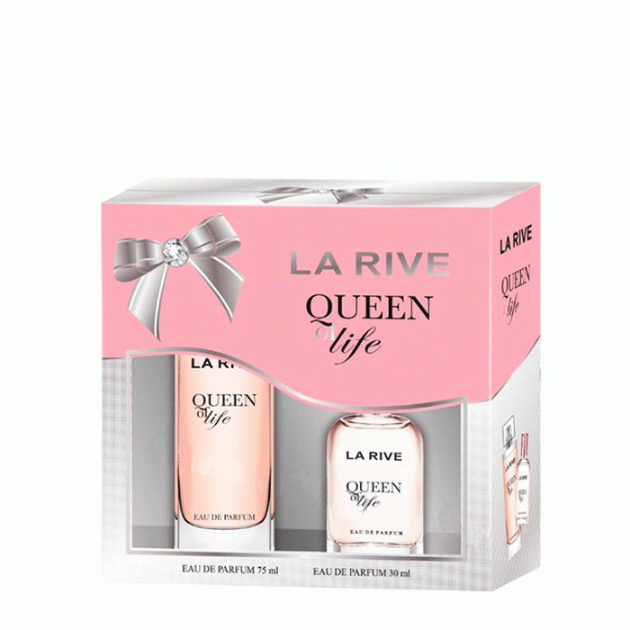 КОМПЛЕКТ ЛА РИВ QUEEN OF LIFE ПАРФЮМНА ВОДА 75 мл. + ПАРФЮМНА ВОДА 30 мл. / LA RIVE QUEEN OF LIFE EAU DE PARDUM + EAU DE PARDUM