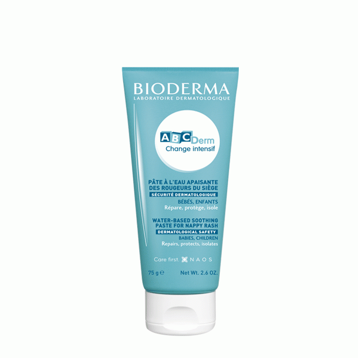 БИОДЕРМА АВС ДЕРМ КРЕМ ПРИ ПОДСИЧАНЕ 75 гр. / BIODERMA ABC DERM CHANGE INTENSIF CHANGE INTENSIF WATER PASTE FOR DIAPER RASH