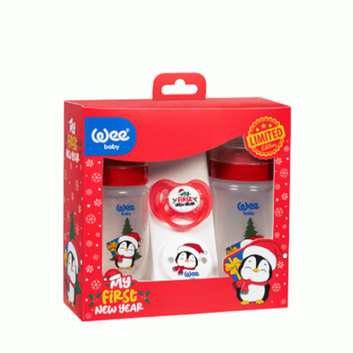 УИ БЕЙБИ КОМПЛЕКТ ЗА НОВОРОДЕНО МОЯТА ПЪРВА НОВА ГОДИНА 18236 / WEE BABY SET MY FIRST NEW YEAR 18236