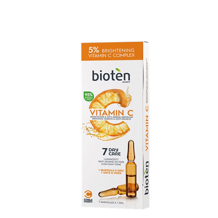 БИОТЕН ВИТАМИН C АМПУЛИ ЗА ЛИЦЕ 1,3 мл. 7 броя / BIOTEN VITAMIN C ...