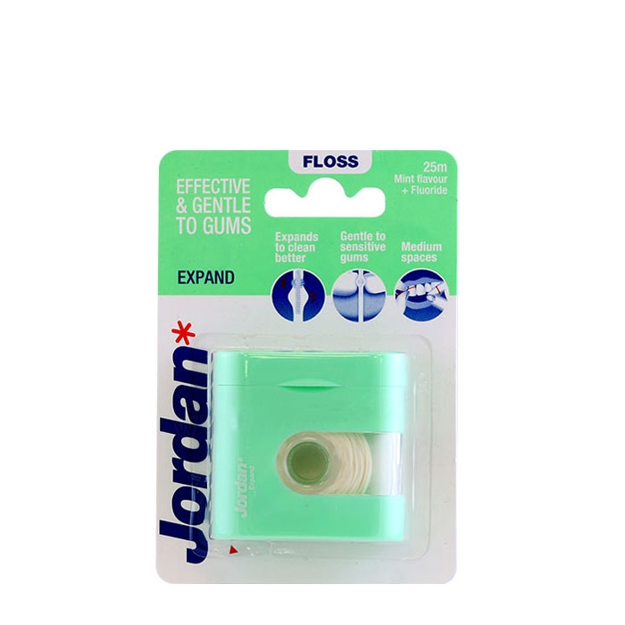 КОНЦИ ЗА ЗЪБИ ДЖОРДАН ЕКСПАНД 25 м. / JORDAN EXPAND DENTAL FLOSS
