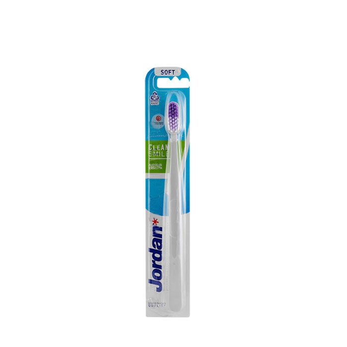 ЧЕТКА ЗА ЗЪБИ ДЖОРДАН КЛИЙН СМАЙЛ СОФТ / JORDAN CLEAN SMILE SOFT TOOTHBRUSH