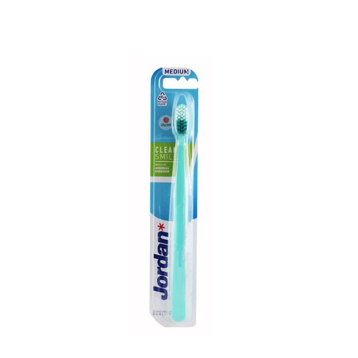 ЧЕТКА ЗА ЗЪБИ ДЖОРДАН КЛИЙН СМАЙЛ МЕДИУМ / JORDAN CLEAN SMILE MEDIUM TOOTHBRUSH