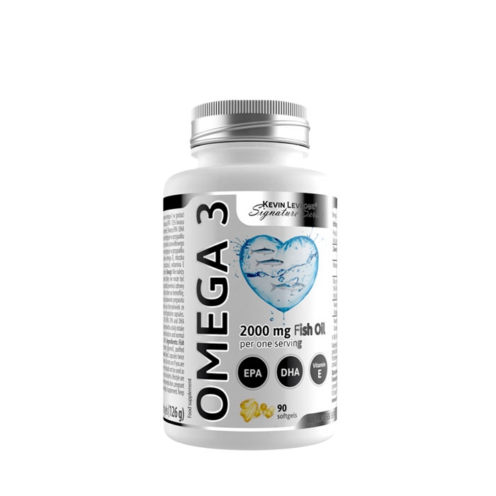 КЕВИН ЛЕВРОН ОМЕГА 3 / РИБЕНО МАСЛО капсули 90 броя / KEVIN LEVRONE OMEGA 3 / FISH OIL
