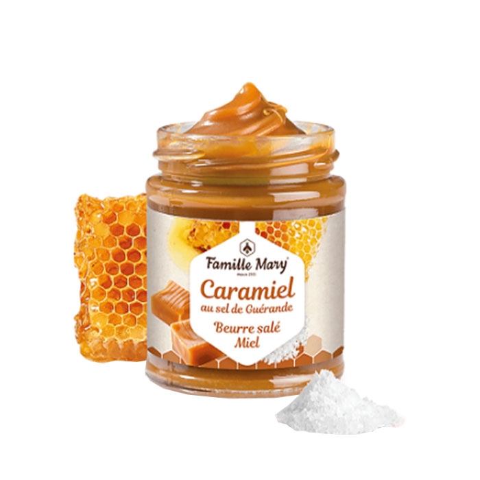СОЛЕН МАСЛЕН КАРАМЕЛЕН КРЕМ С МЕД 200 г / FAMILLE MARY SALTED BUTTER CARAMEL CREAM WITH HONEY