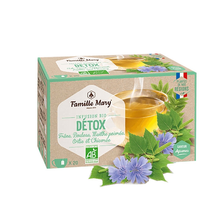 ЧАЙ ФИЛТЪР ЗА ДЕТОКСИКАЦИЯ 20 броя / FAMILLE MARY FILTER TEA FOR DETOX