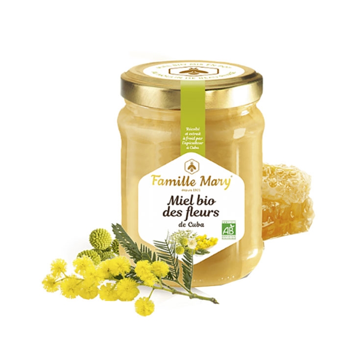 БИО ПЧЕЛЕН МЕД ОТ ДИВИ ЦВЕТЯ (ОТ ОСТРОВ КУБА) 230 г / FAMILLE MARY BIO WILD FLOWER HONEY
