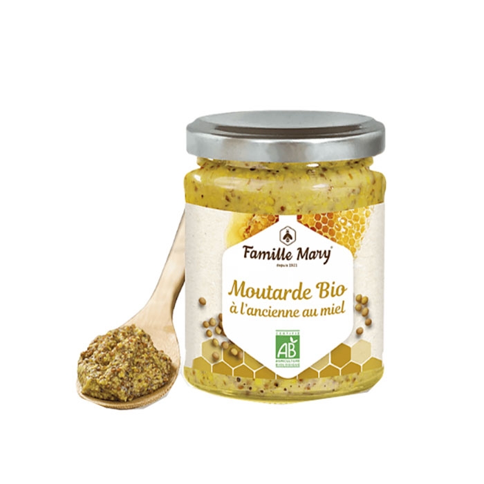 БИО ГОРЧИЦА С МЕД 150 г / FAMILLE MARY BIO MUSTARD WITH HONEY