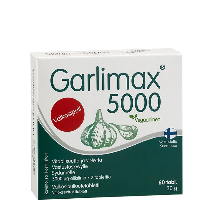 ГАРЛИКМАКС 5000 - ЕКСТРАКТ ОТ ЧЕСЪН таблетки 60 броя / HANKINTATUKKU OY GARLIMAX 5000 - GARLIC EXTRACT