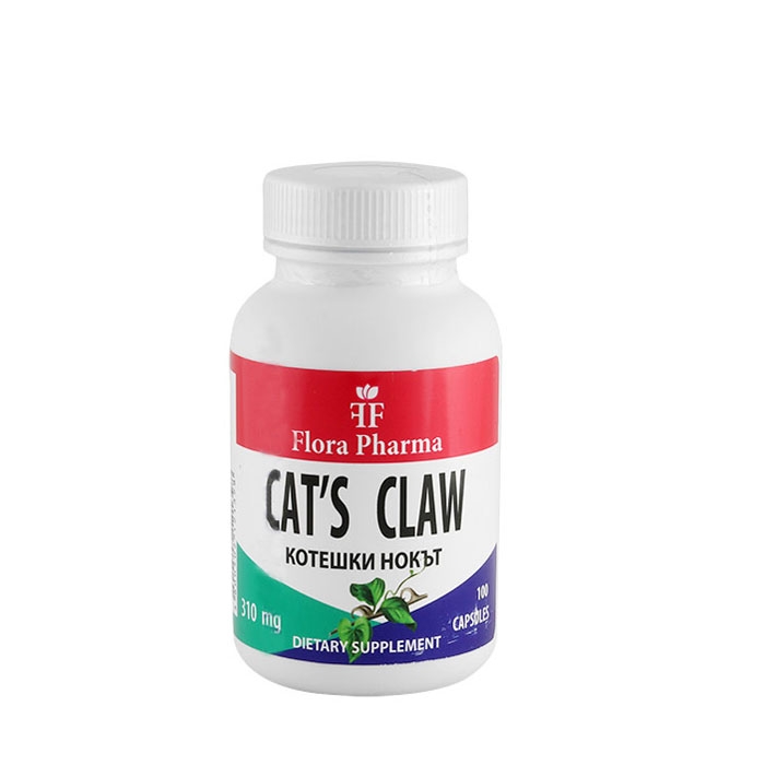 ФЛОРА ФАРМА КОТЕШКИ НОКЪТ капсули 310 мг. 100 броя / FLORA PHARMA CATS CLAW