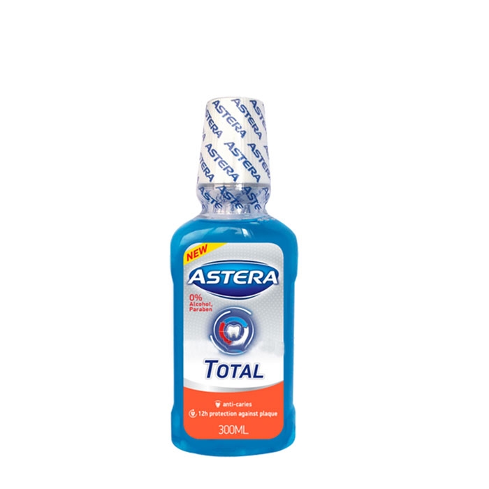 ВОДА ЗА УСТА АСТЕРА TOTAL 300 мл. / AROMA ASTERA TOTAL MOUTHWASH