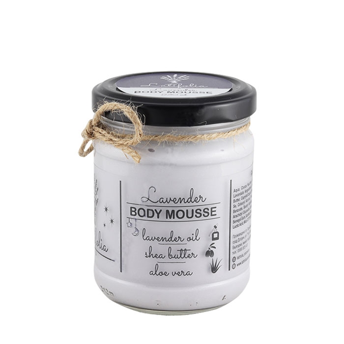 ЛАТИФОЛИА ЛОСИОН ЗА ТЯЛО С ЛАВАНДУЛА, АЛОЕ ВЕРА И КОКОСОВО МАСЛО 230 мл. / LATIFOLIA BODY MOUSSE LAVENDER