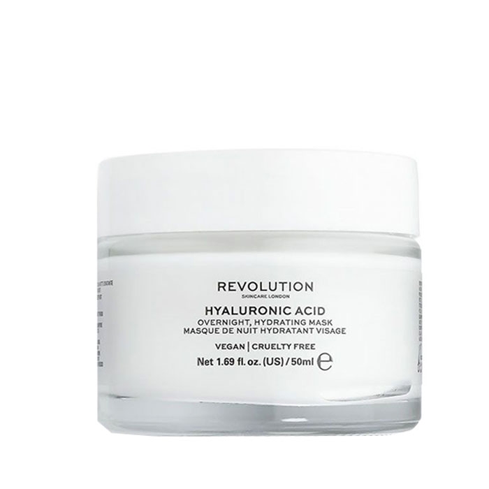 РЕВОЛЮШЪН SKINCARE НОЩНА МАСКА ЗА ЛИЦЕ HYALURON 50 мл. / REVOLUTION SKINCARE HYALURONIC ACID OVERNIGHT HYDRATING MASK