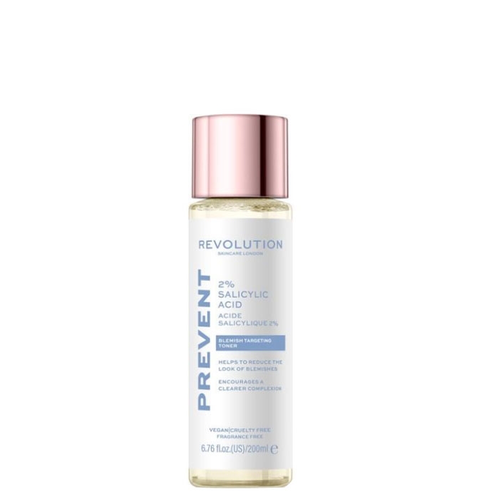 РЕВОЛЮШЪН SKINCARE ТОНИК ЗА ЛИЦЕ SALICILIC ACID 2% 200 мл. / REVOLUTION ...