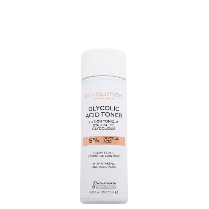 РЕВОЛЮШЪН SKINCARE ТОНИК ЗА ЛИЦЕ GLYCOLIC ACID 5% 200 мл. / REVOLUTION SKINCARE GLYCOLIC ACID 5% LOTION TONIQUE