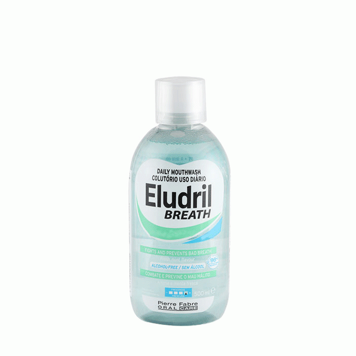 ВОДА ЗА УСТА ЕЛУДРИЛ СВЕЖ ДЪХ 500 мл. / ELGYDIUM ELUDRIL BREATH DAILY MOUTH