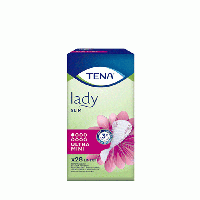 УРОЛОГИЧНИ ПРЕВРЪЗКИ LADY SLIM ULTRA MINI 28 броя / SCA HYGIENE PRODUCTS TENA LADY SLIM ULTRA MINI UROLOGY PADS