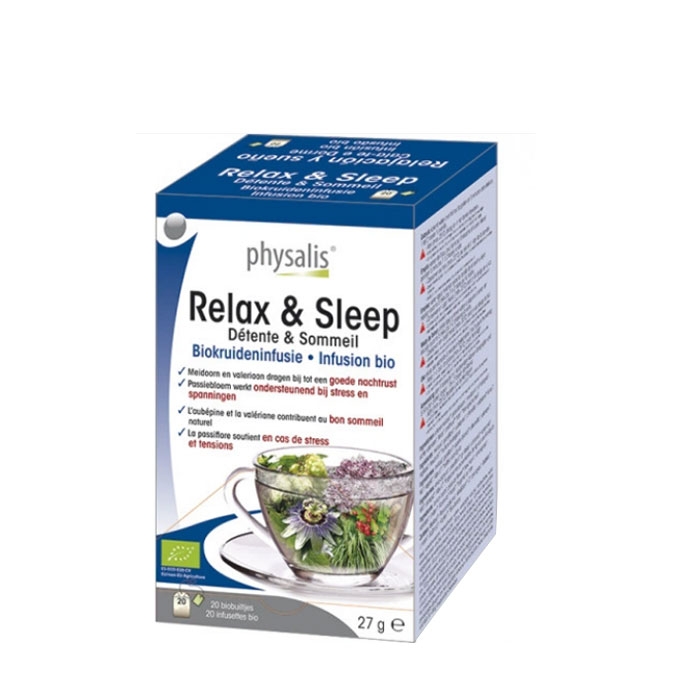 ФИЗАЛИС ЧАЙ ФИЛТЪР РЕЛАКС И СЪН 20 броя / PHYSALIS RELAX &amp; SLEEP