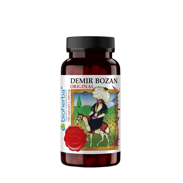 БИОХЕРБА ДЕМИР БОЗАН капсули 240 мг. 100 броя / BIOHERBA DEMIR BOZAN