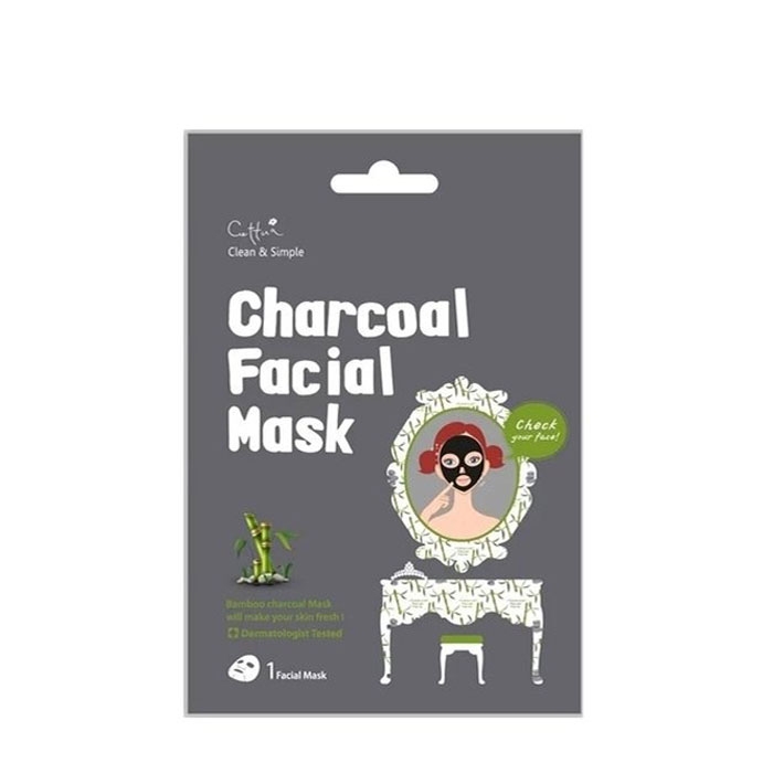ЦЕТУА МАСКА ЗА ЛИЦЕ С БАМБУКОВ ВЪГЛЕН 1 брой / CETTUA CHARCOAL FACIAL MASK