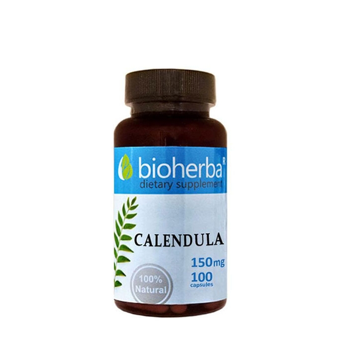 БИОХЕРБА НЕВЕН капсули 150 мг. 100 броя / BIOHERBA CALENDULA