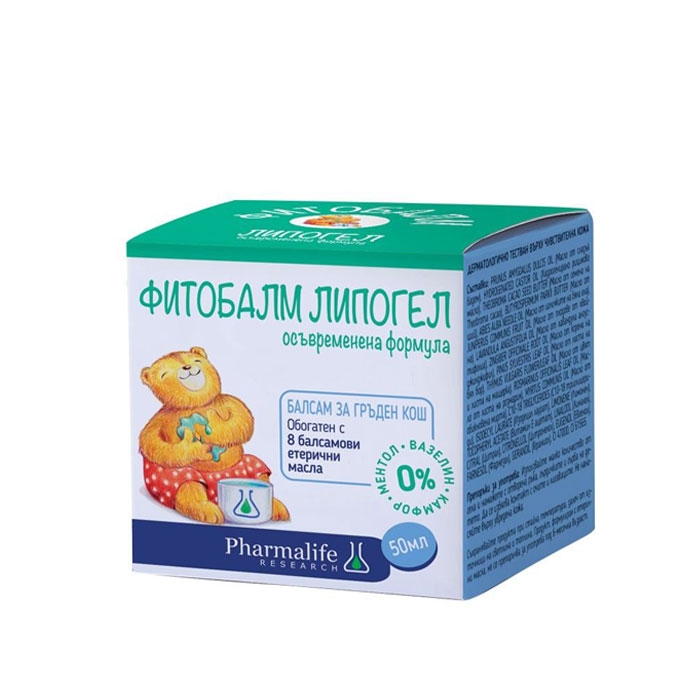ФИТОБАЛМ ЛИПОГЕЛ БАЛСАМ 50 мл / NATURPHARMA FITOBALM LIPOGEL ADVANCED CHEST BALM