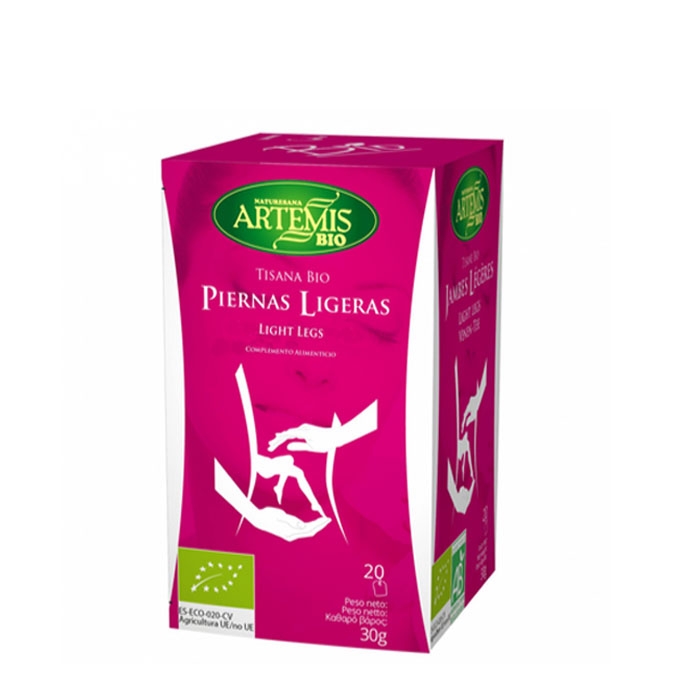 АРТЕМИС БИО ЧАЙ PIERNAS LIGERAS филтър 20 броя / ARTEMIS BIO PIERNAS LIGERA TEA
