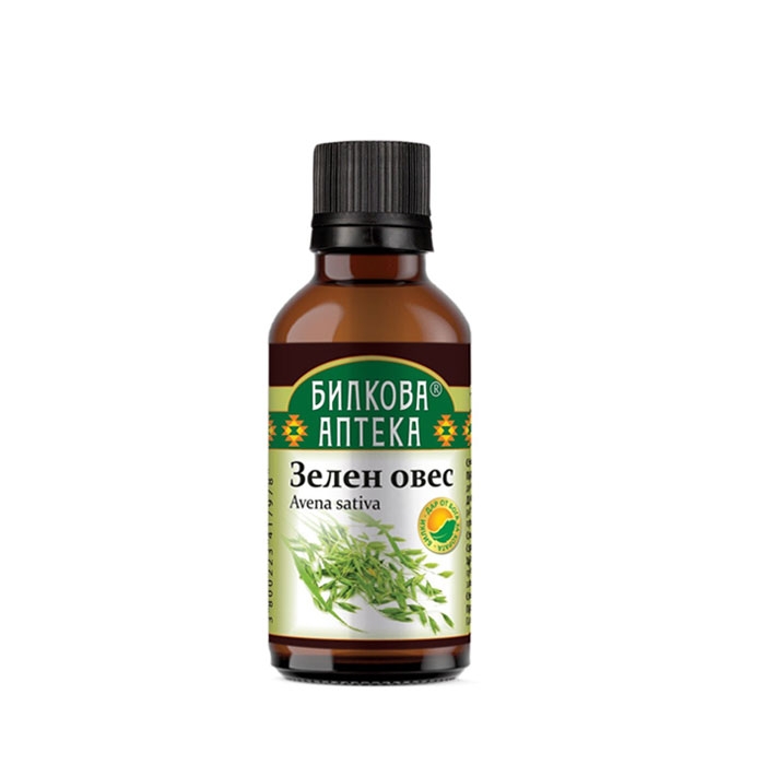 БИЛКОВА АПТЕКА ТИНКТУРА ЗЕЛЕН ОВЕС 50 мл. / BILKOVA APTEKA AVENA SATIVA