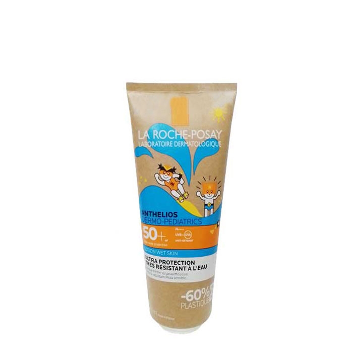 ЛА РОШ ANTHELIOS SPF 50+ ЛОСИОН ЗА ДЕЦА УЕТ СКИН ЕКО 200 мл. / LA ROCHE-POSAY ANTHELIOS DERMO-PEDIATRICS WET SKIN