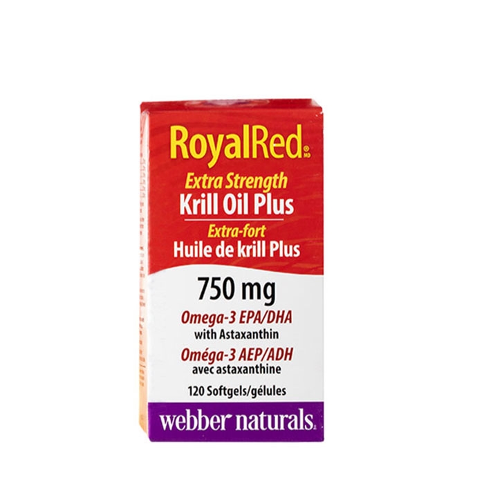 КРИЛ МАСЛО + ОМЕГА-3 И АСТАКСАНТИН капсули 1000 мг 120 броя / WEBBER NATURALS KRIL OIL + OMEGA-3 AND ASTAXANTHINE