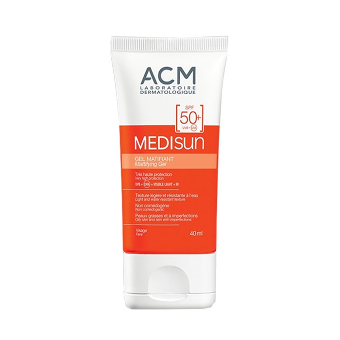 МЕДИСЪН СЛЪНЦЕЗАЩИТЕН МАТИРАЩ ГЕЛ SPF50+ 40 мл. / ACM LABORATOIRE DERM MEDISUN MATIFYING GEL SPF50+