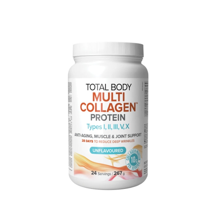 НАТУРАЛ ФАКТОРС ТОТАЛ БОДИ МУЛТИ КОЛАГЕН прах 267 г / NATURAL FACTORS TOTAL BODY MULTI COLLAGEN
