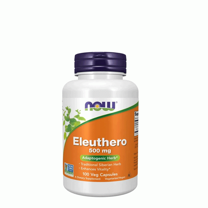 НАУ ФУДС ЕЛЕУТЕРОКОК капсули 500 мг. 100 броя / NOW FOODS ELEUTHERO