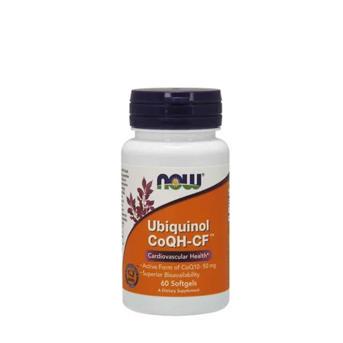 НАУ ФУДС УБИХИНОЛ COQH-CF драже 60 таблетки / NOW FOODS UBIQUINOL
