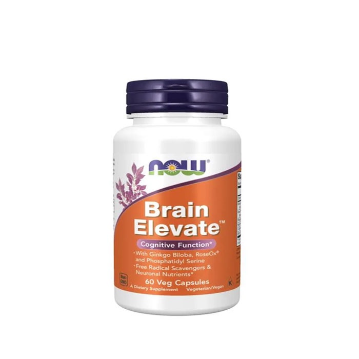 НАУ ФУДС БРЕЙН ЕЛЕВЕЙТ капсули 60 броя / NOW FOODS BRAIN ELEVATE