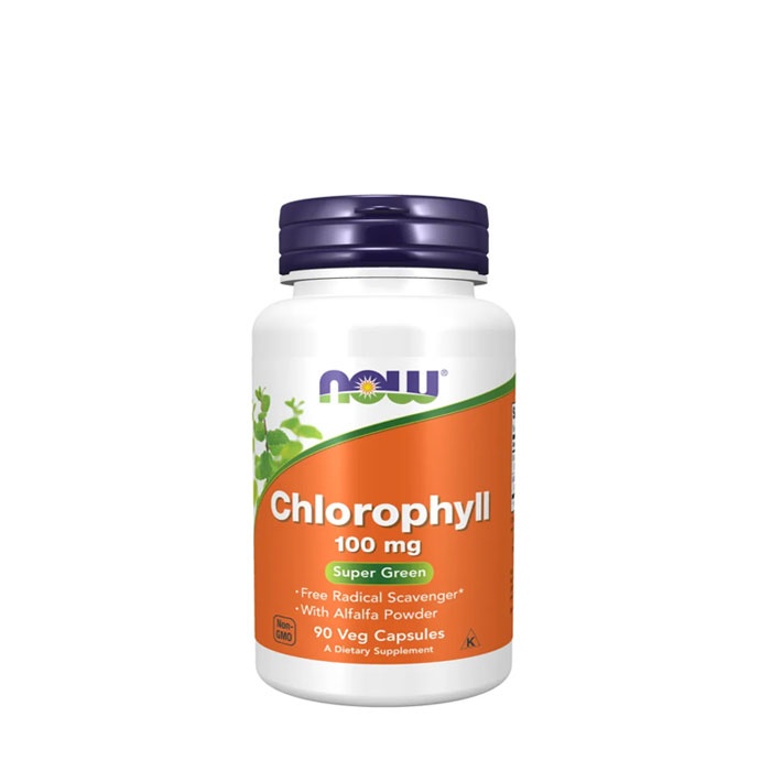 НАУ ФУДС ХЛОРОФИЛ капсули 100 мг. 90 броя / NOW FOODS CHLOROPHYLL