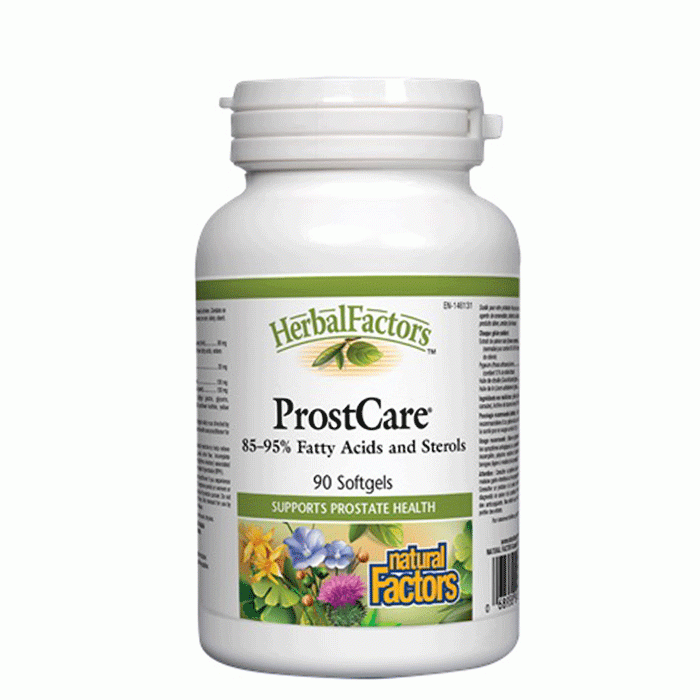НАТУРАЛ ФАКТОРС ПРОСТКЕЪР капсули 360 мг 90 броя / NATURAL FACTORS PROSTCARE