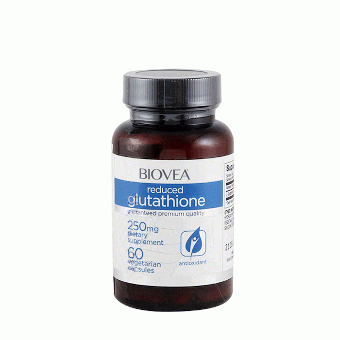 БИОВЕА ГЛУТАТИОН капсули 250 мг 60 броя / BIOVEA REDUCED GLUTATHIONE