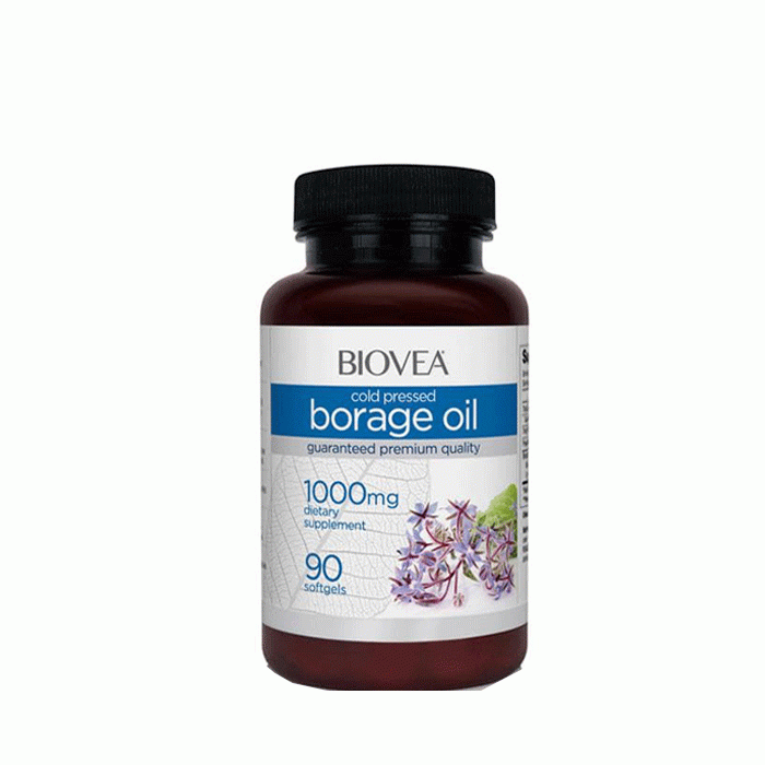 БИОВЕА МАСЛО ОТ ПОРЕЧ капсули 1000 мг. 90 броя / BIOVEA BORAGE OIL