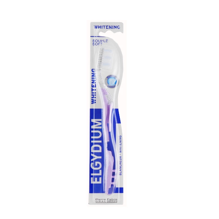 ЧЕТКА ЗА ЗЪБИ ЕЛГИДИУМ ИЗБЕЛВАЩА СОФТ 1 брой / ELGYDIUM WHITENING TOOTHBRUSH SOFT