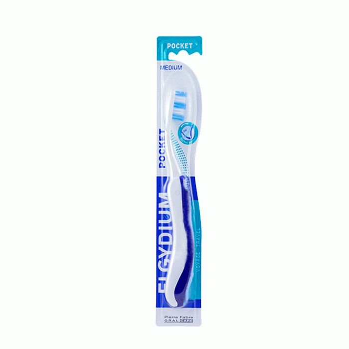 СГЪВАЕМА ЧЕТКА ЗА ЗЪБИ ЕЛГИДИУМ ПОКЕТ МЕДИУМ / ELGYDIUM POCKET MEDIUM TOOTH BRUSH