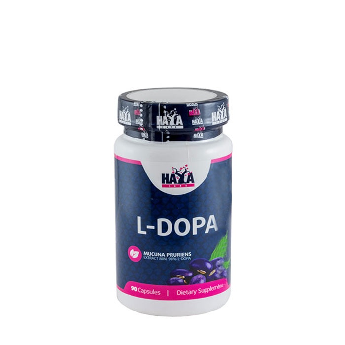 ХАЯ ЛАБС L - ДОПА МУКУНА ПРУРИЕС капсули 90 броя / HAYA LABS L-DOPA (MUCUNA PRURIENS EXTRACT)