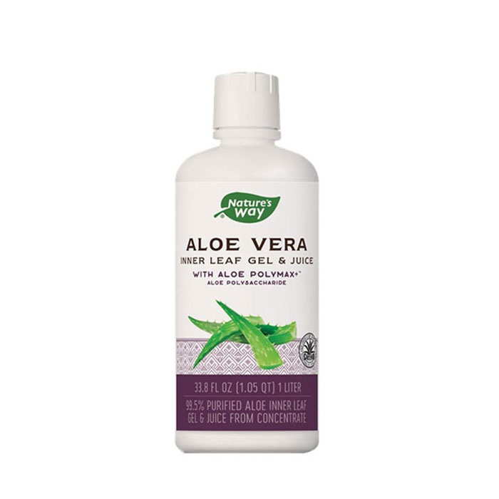 АЛОЕ ВЕРА гел и сок 1 л. / NATURE&#039;S WAY ALOE VERA GEL AND JUST
