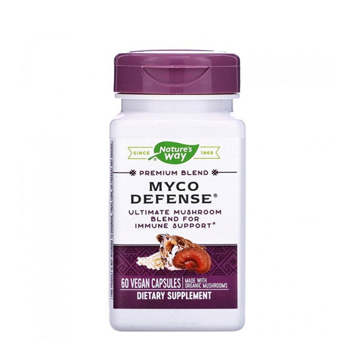 МИКО ДИФЕНС капсули 555 мг 60 броя / NATURE&#039;S WAY MYCO DEFENCE