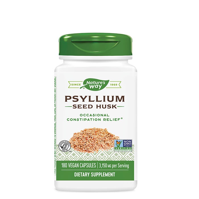 ХУКС капсули 525 мг. 180 броя / NATURE&#039;S WAY PSYLLIUM