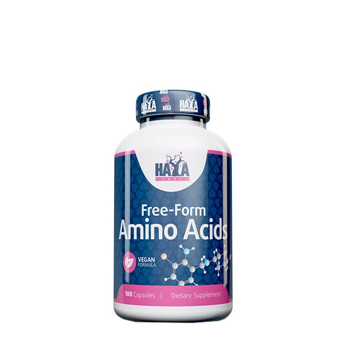 ХАЯ ЛАБС АМИНО КОМПЛЕКС В СВОБОДНА ФОРМА капсули 100 броя / HAYA LABS AMINO COMPLEX FREE FORM